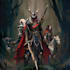 design a fantasy, dark fantasy character concept