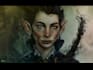 paint a dark fantasy portrait