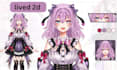 design and rig lived 2d vtuber model lived 2d vtuber vtuber anime avatar