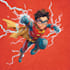 do a superhero comic illustration