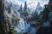 design stunning fantasy landscape