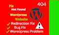 do fix wordpress issues and fix wp errors