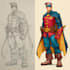 paint superhero comic character for you