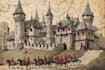 draw medieval illustration, art, miniatures