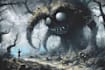 draw fantasy illustrations, tim burton concept art