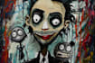 draw you in tim burton custom portrait