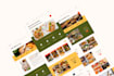 modern design of mobile and web