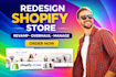 design redesign update clone revamp  makeover ovarhaul shopify modern store