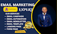 setup emailoctopus automation email campaign template integration landing page