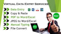do your data entry, data mining, copy paste, web res,
