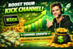 promote your kick channel to get monetized