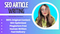 write welli researched SEO article and eassy content