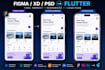 convert figma, xd, PSD to flutter responsive UI