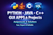 code python programming coding assignments projects, java, app, ai ,ml fyps