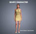 create a game ready realistic npc character for unity and ue5
