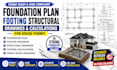 create foundation plan footing structural drawings and calculations for house pe