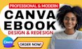 design canva ebook design, canva workbook, canva ebook lead magnet