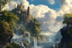 design stunning fantasy landscape