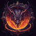 make fantasy logo title in dark theme