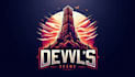 give stand out devils tower game logo with creative concept