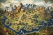 make event, tourist, and fantasy map illustration