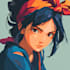 draw anime character illustration