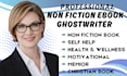 nonfiction ebook ghostwriter christain book writer self help memoir ghostwrite