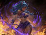 create dnd race based character illustration elf