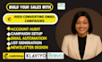 design high converting mailchimp email template and newsletter campaign