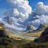 create fantasy landscape illustrations