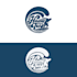 make custom surfing logo with wave, board, and ocean style