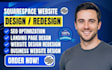 design squarespace website or redesign squarespace website