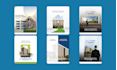 create modern real estate social media post designs