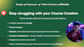 build elearning courses on any lms, from script to video to website