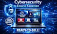 create cybersecurity course content, animated video lessons, presentation slides