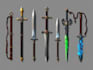 draw custom dnd weapons, magic items, and fantasy equipment