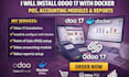 install odoo 17 with docker, pos and accounting modules