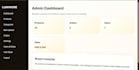 build a custom web app, dashboard, and admin panel