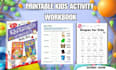 design printable educational kids worksheet, fun activity workbook