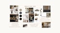 create a moodboard and shopping list for a cohesive interior