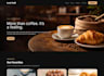 design a modern cafe website in figma