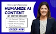 humanize ai content, rewrite and edit ai generated manually
