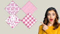 custom pink toile de jouy patterns