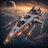 create spaceship concept art for you