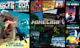 create custom minecraft game art, skins, thumbnails and server graphics