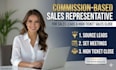 sales representative person commission basic sales leads high ticket sales close