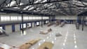 do 3d architectural warehouse interior, exterior design, 3d production factory