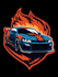 create expert racing illustrations and logo