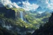 do fantasy landscape illustrations