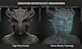 do uv mapping retopology 3d model cleanup texture bake 4k rendering services